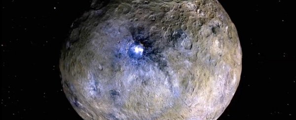 Mysterious bright spots on dwarf planet Ceres point to secret underground ocean