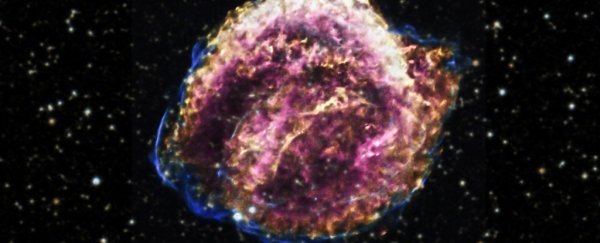 After 400 years, debris from this supernova is still not slowing down