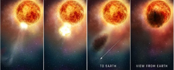 Astronomers finally know what caused that mysterious dimming of Betelgeuse