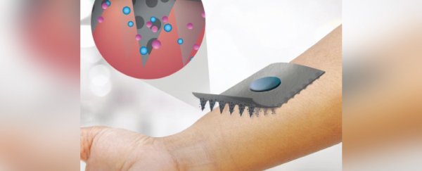 This experimental patch can painlessly check your blood glucose levels