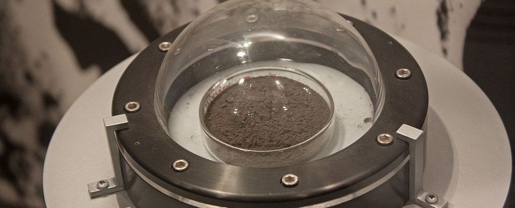 Lunar sample collected by the Apollo 17 mission. 
