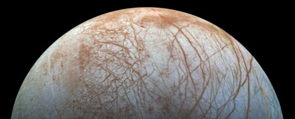 Jupiter's moon, Europa. 