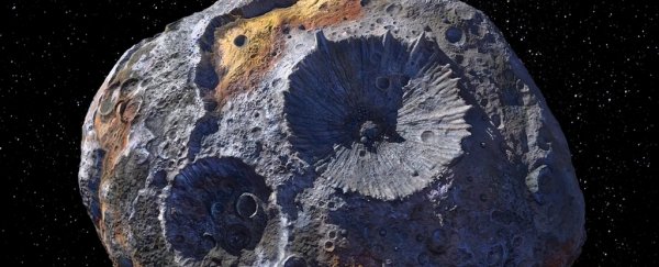 Giant Asteroid Survivor of Failed Planet Discovered to Be Slowly Rusting in Space