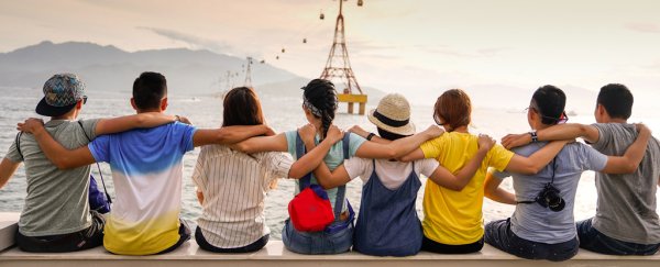The mental health boost from socializing might depend on your number of friends