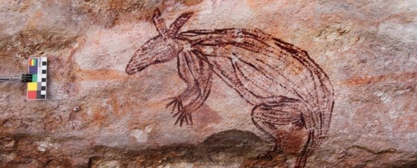 Breathtaking discovery of Australian cave art shows nature and humans in harmony