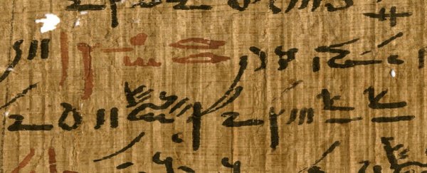 Researchers decipher the secret ingredients of ancient Egyptian ink