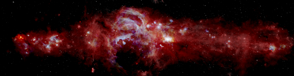 nasa infrared milky way sofia