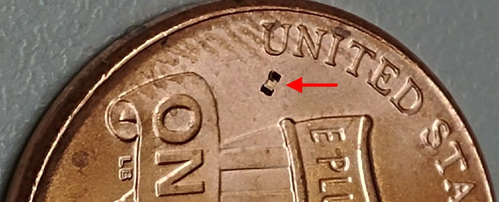 One of the microbots on a penny. 