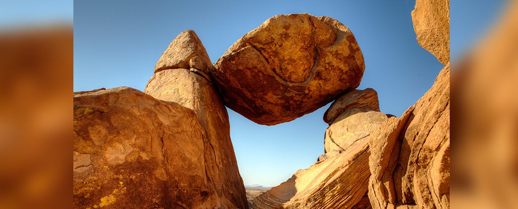 Balanced Rock at Big Bend National Park, Texas. 