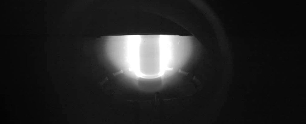 Image of the first plasma at MAST Upgrade. 