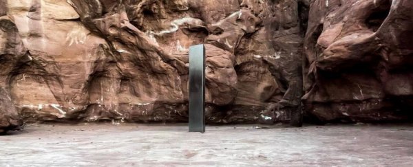 That bizarre monolith in Utah desert has now mysteriously disappeared