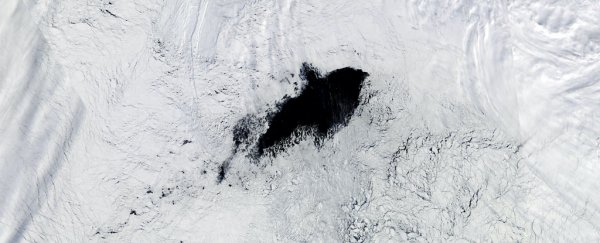 Invisible air rivers in the sky have been leaving giant holes in Antarctic ice