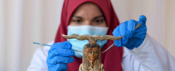 Ancient Egyptian necropolis yields more than 100 sealed coffins from 2,500 years ago