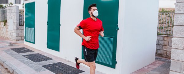 It may not feel good, but exercising with a mask on shouldn't impair your oxygen intake