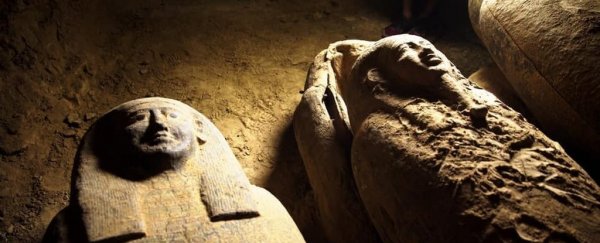 Egypt has unearthed 160 ancient coffins since September. Some were sealed with a 'curse'