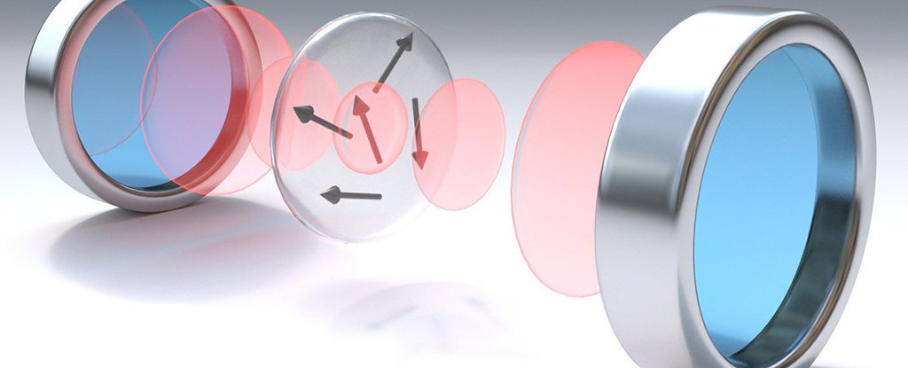 An illustration of erbium atoms 