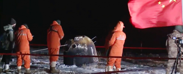 A Chinese probe just brought back the first new samples from the Moon in decades