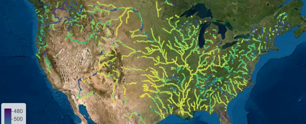 Decades Of Satellite Data Reveal One Third Of Us Rivers Changing Their