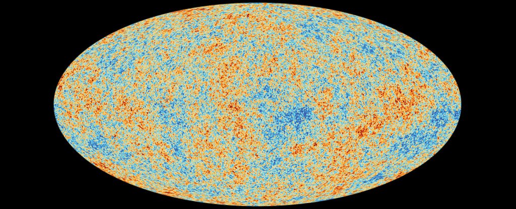 Temperature variations in the CMB. 