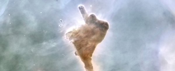 This epic space cloud is nicely summing up our farewell to 2020