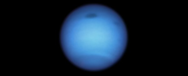 Dark vortex on Neptune changes direction in never-before-seen phenomenon