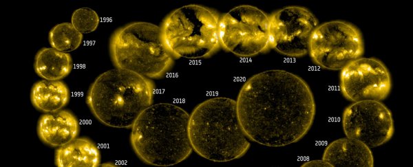 Watch 25 years of solar cycles in one incredible video