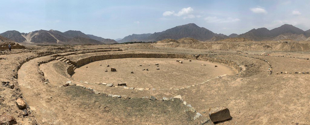 The Caral archaeological complex. 