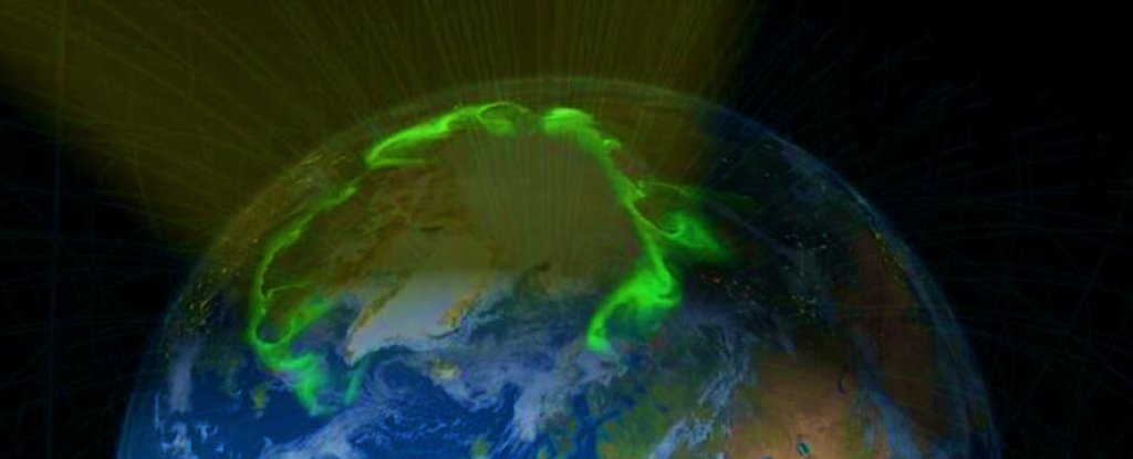 The solar wind is strangely drawn to the north pole of the Earth, and scientists do not know why