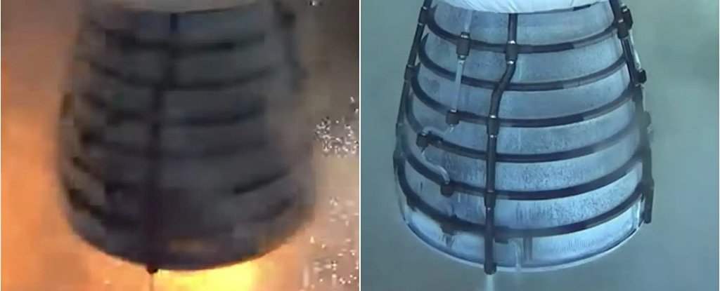 SLS engine abruptly shuts down during hot fire test. 