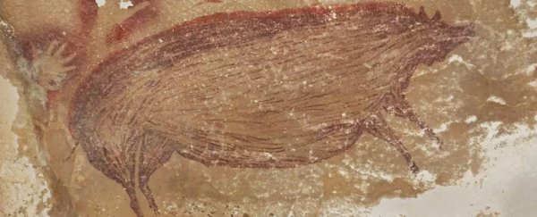 Earliest animal cave art on record has been found in Indonesia, and it's adorable