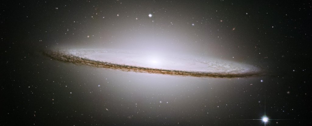 Sombrero Galaxy, a perfect object for calculating galaxy rotation speed. 
