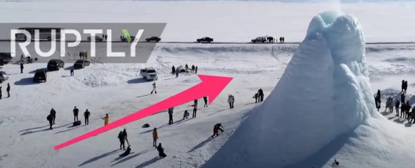 A 45 ft 'ice volcano' has emerged in Kazakhstan. Here's how it works