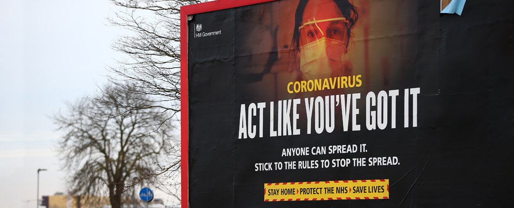 Billboard near Heathrow Airport, UK, 13 February 2021. 