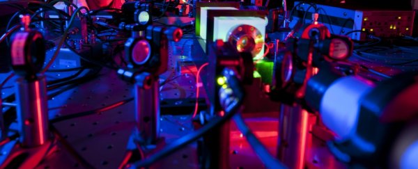 A new measurement of quantum space-time has found nothing going on