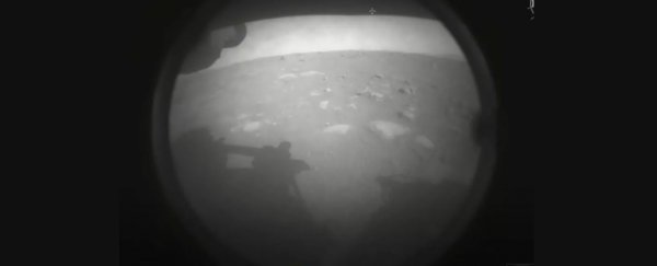 Look! Perseverance's very first images from Mars, sent seconds after landing