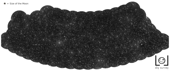 Los puntos blancos en esta imagen no son estrellas ni galaxias.  Son agujeros negros: ScienceAlert