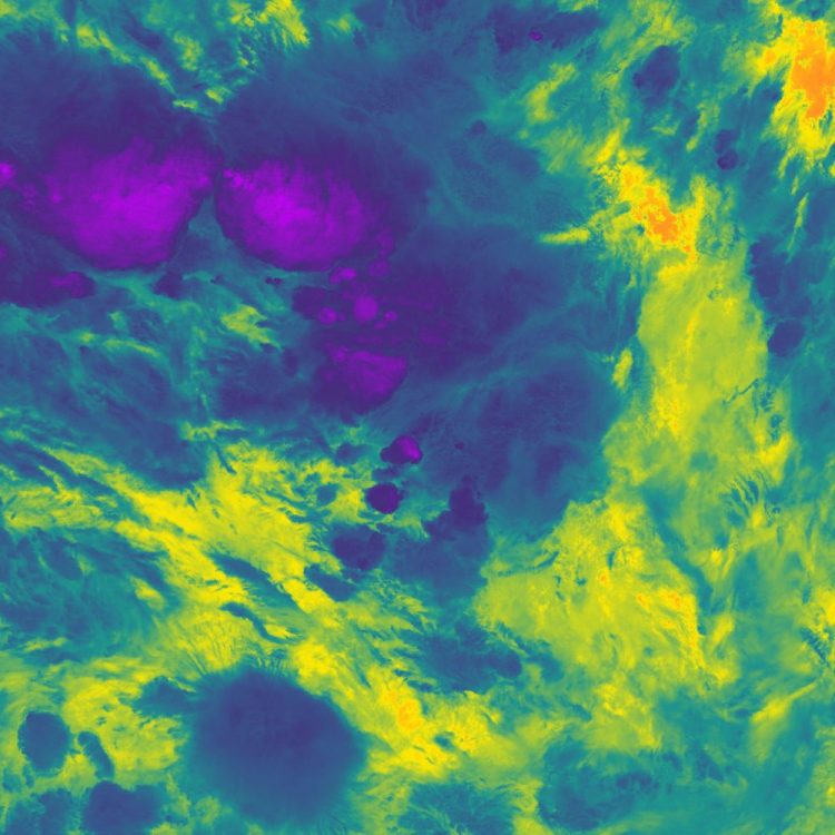 cold cloud with purple patch