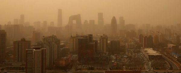 That dramatic Beijing 'sandstorm' was actually something worse, says geologist