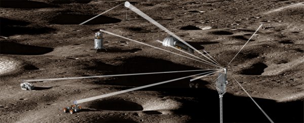 Distributing energy on the moon could just be a matter of bending sunlight