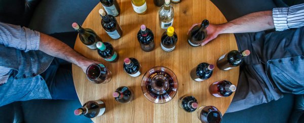 Yep, cheap wine really does taste better if you increase the price tag