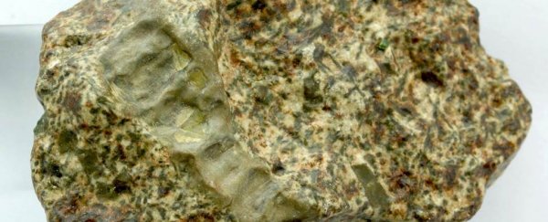 This is a piece of a lost protoplanet, and it's officially older than Earth