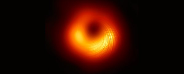For the first time, twisted light reveals magnetic fields around the black hole M87*