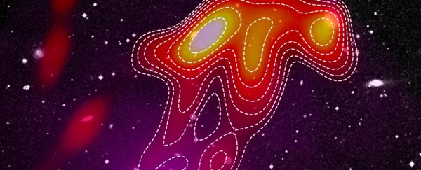 An enormous 'radio jellyfish' just rose from the dead in the night sky
