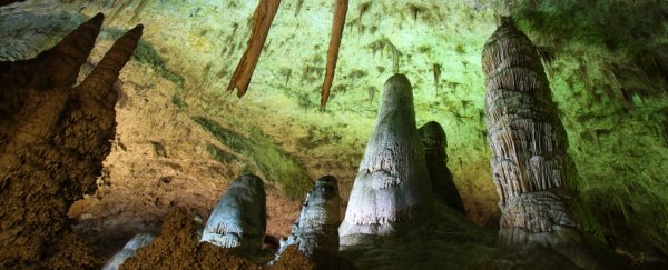 Stalagmites embody clock-like chronicles of time over thousands of years