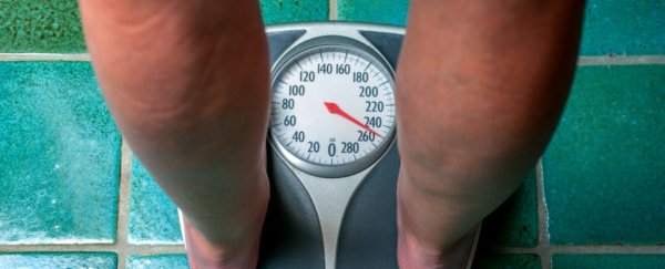 Feet on scales