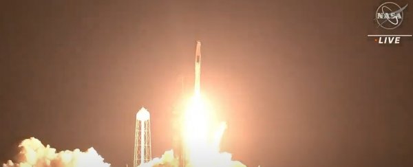 In a huge first, SpaceX just launched astronauts to the ISS on a recycled rocket