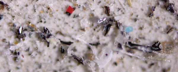 Microplastics are now spiralling around the globe in the air we breathe