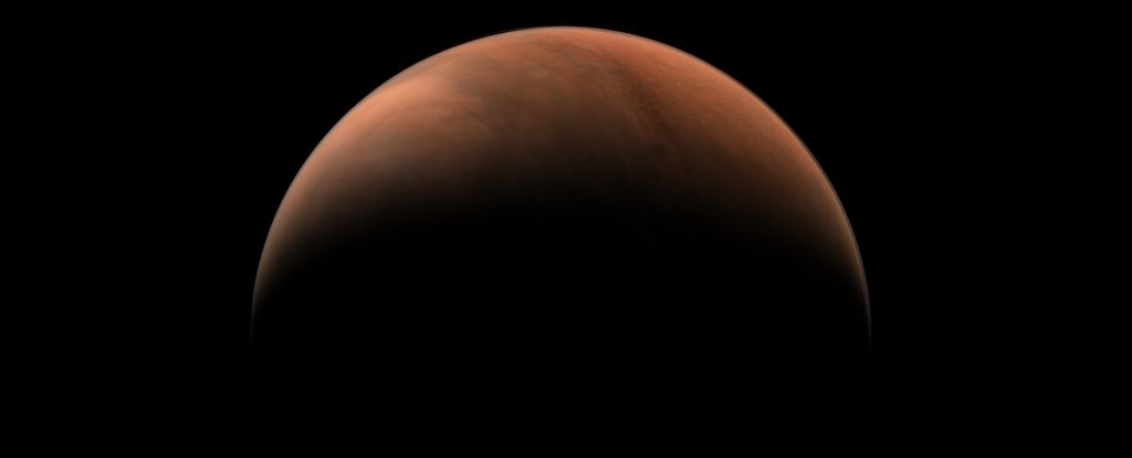 Mars, as seen by Tianwen-1 on March 18. 