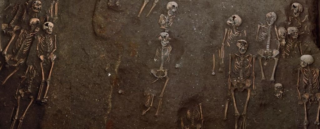 Human remains in the Hospital of St John the Evangelist. 