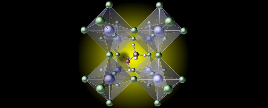 Methylammonium lead iodide with missing hydrogen 